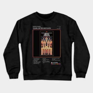 Aretha Franklin - Young, Gifted and Black Tracklist Album Crewneck Sweatshirt